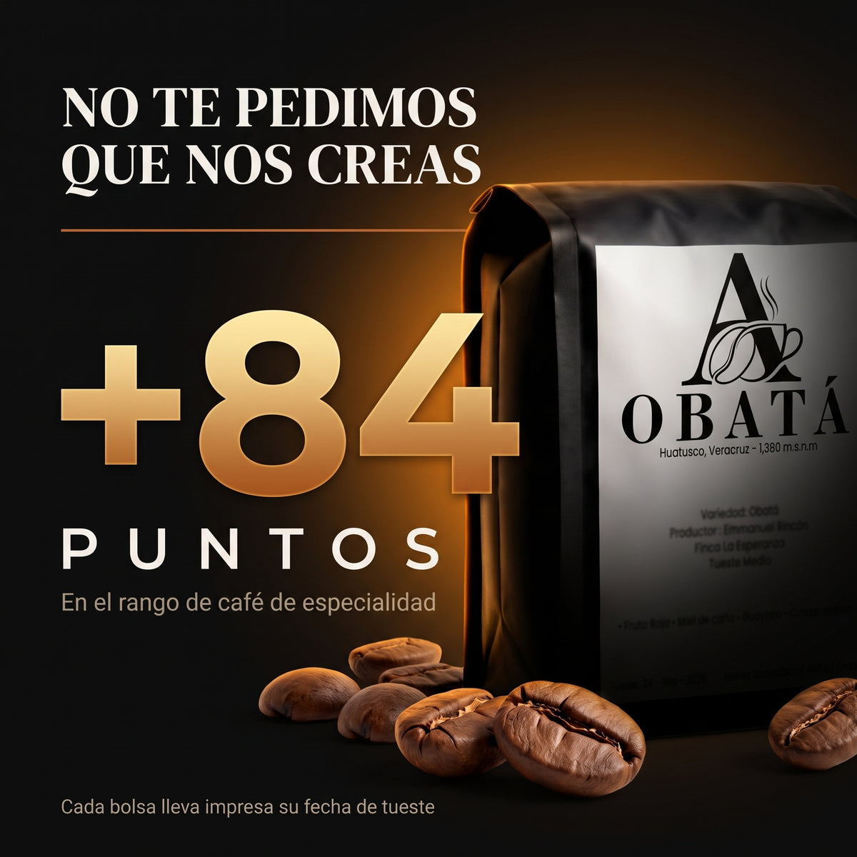 Obatá Honey Anaeróbico Experimental - Finca La Esperanza