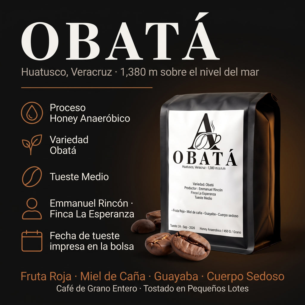 Obatá Honey Anaeróbico Experimental - Finca La Esperanza