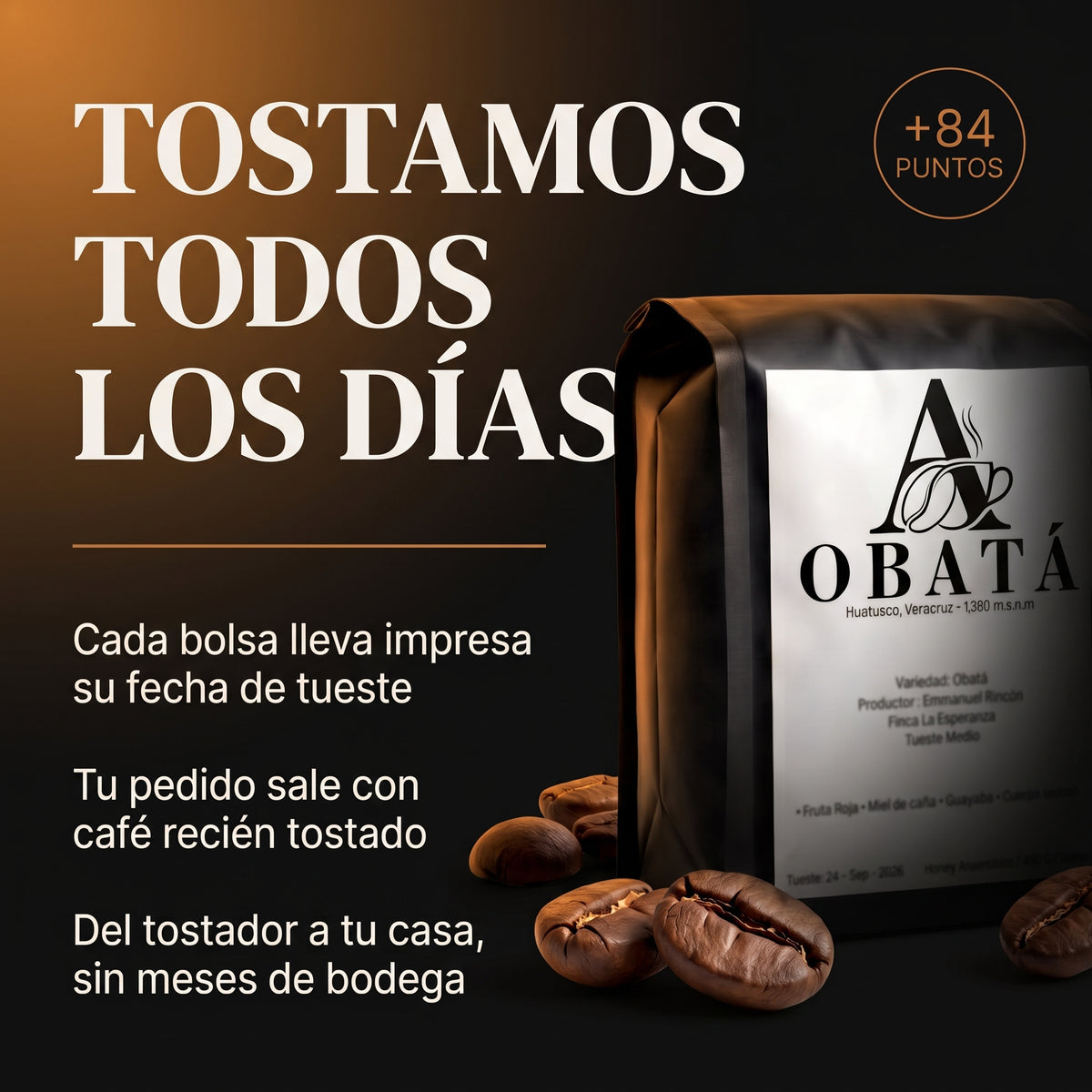 Obatá Honey Anaeróbico Experimental - Finca La Esperanza
