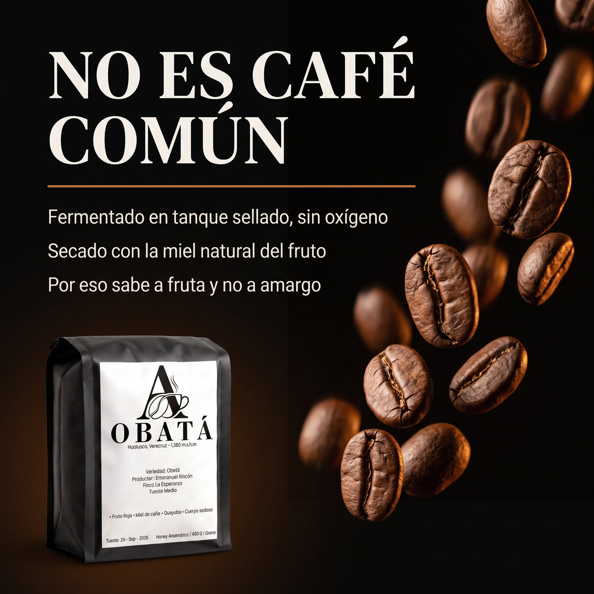 Obatá Honey Anaeróbico Experimental - Finca La Esperanza