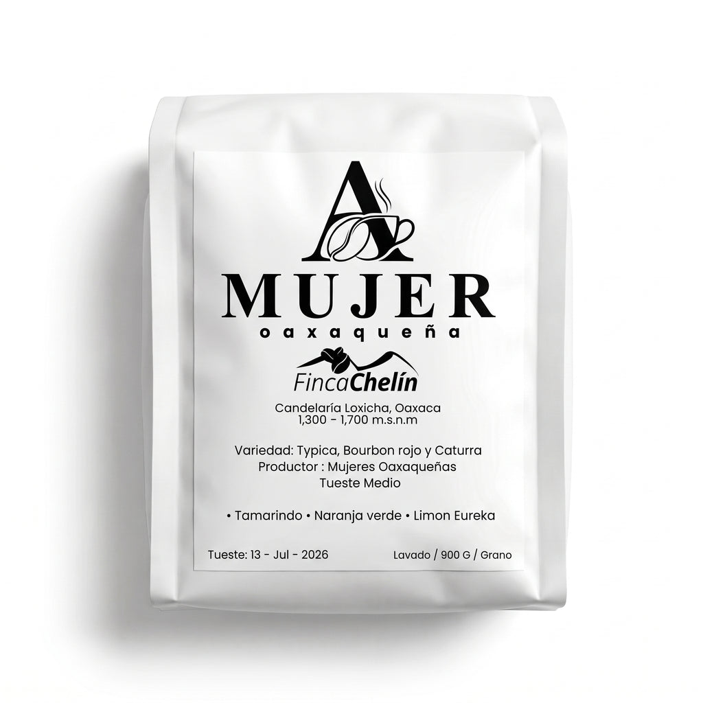 Washed - Typica, Bourbon Rojo y Caturra - Manos de Mujer Oaxaqueña