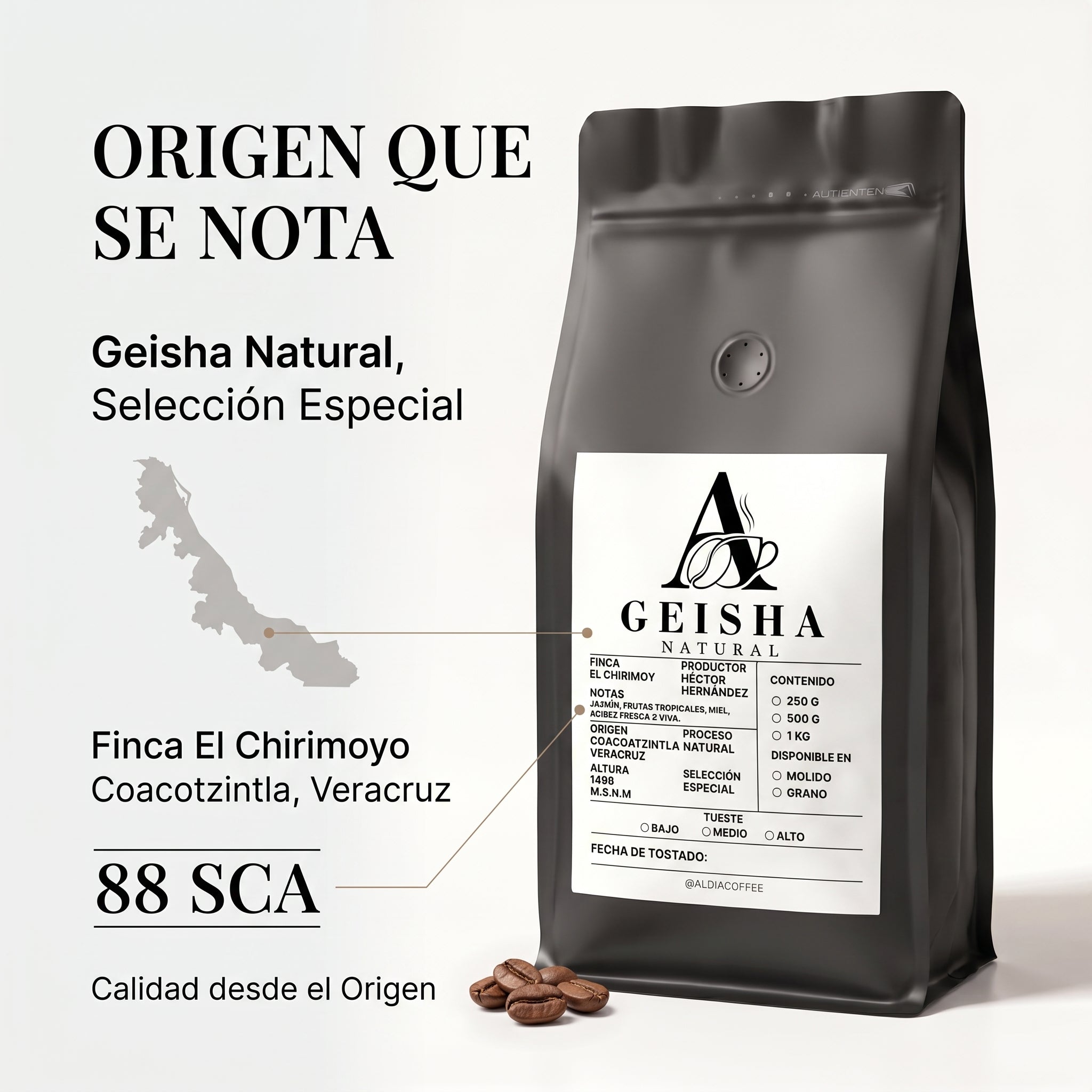 Geisha Natural - Finca Chirimoyo 88 SCA