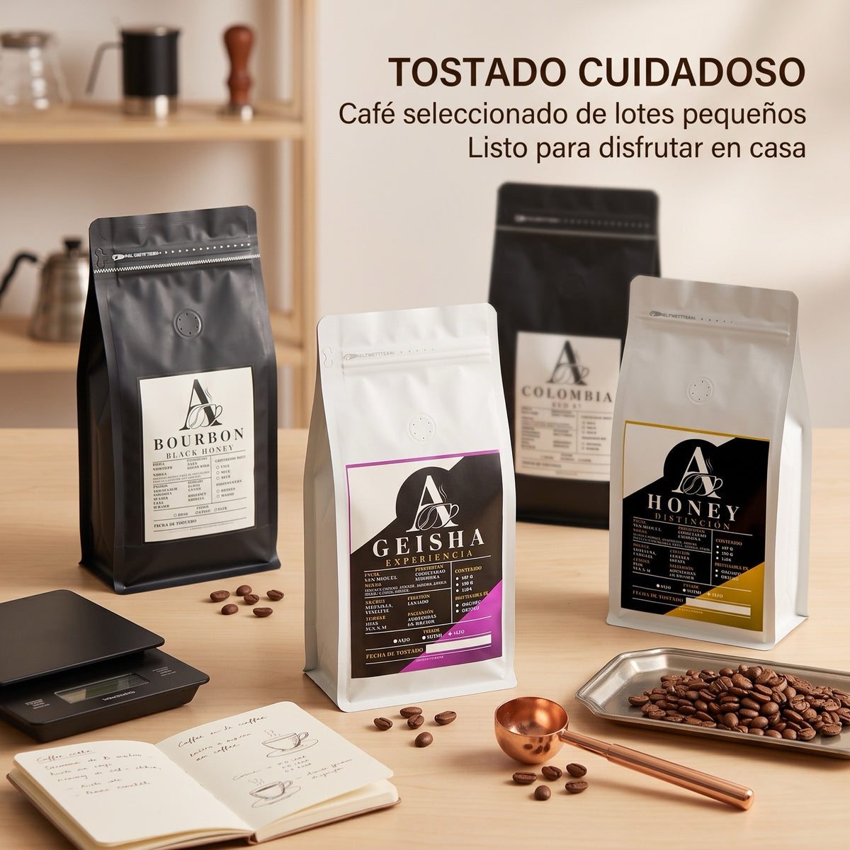 Kit 4 Cafés Aldia Coffee