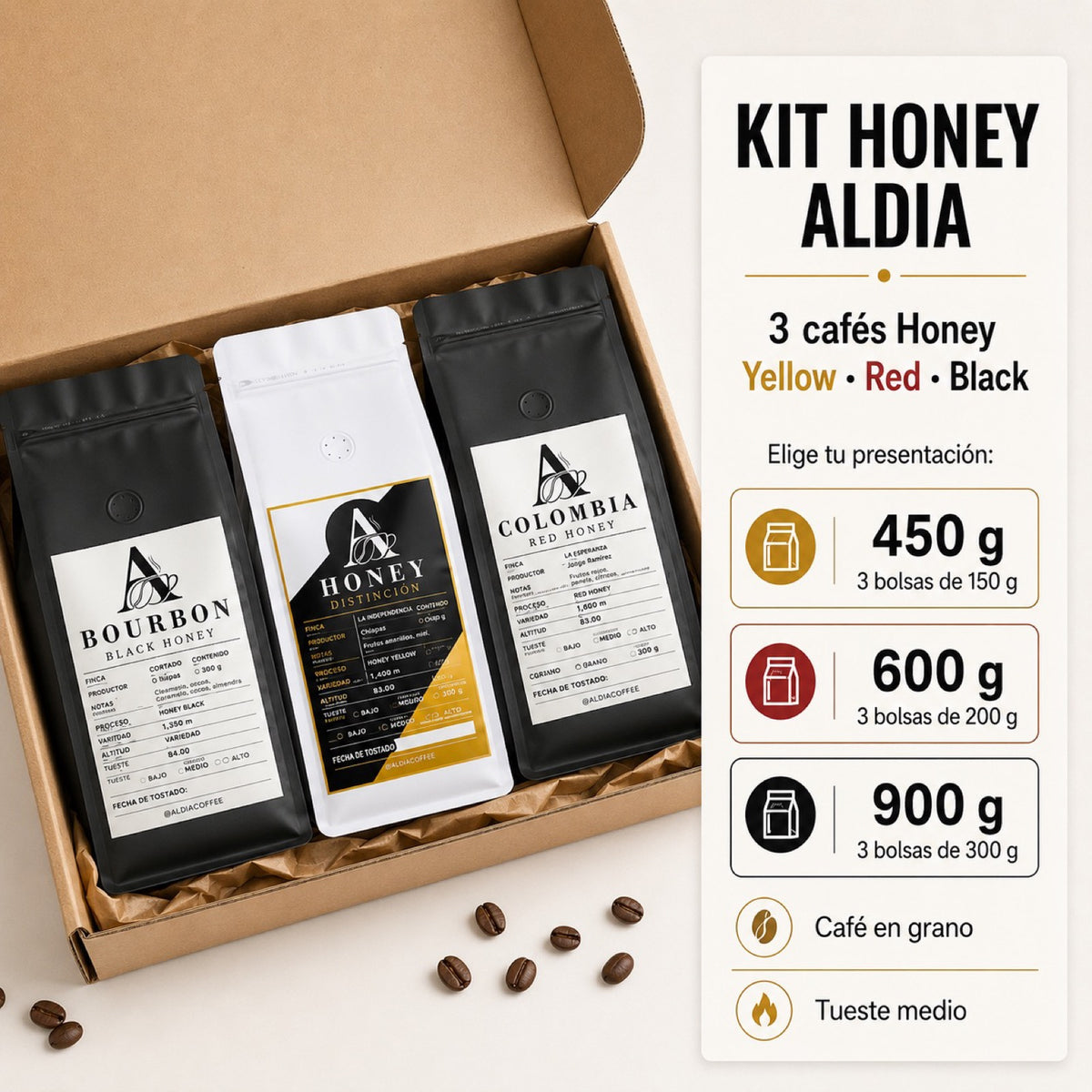 Kit Honey Aldia Coffee